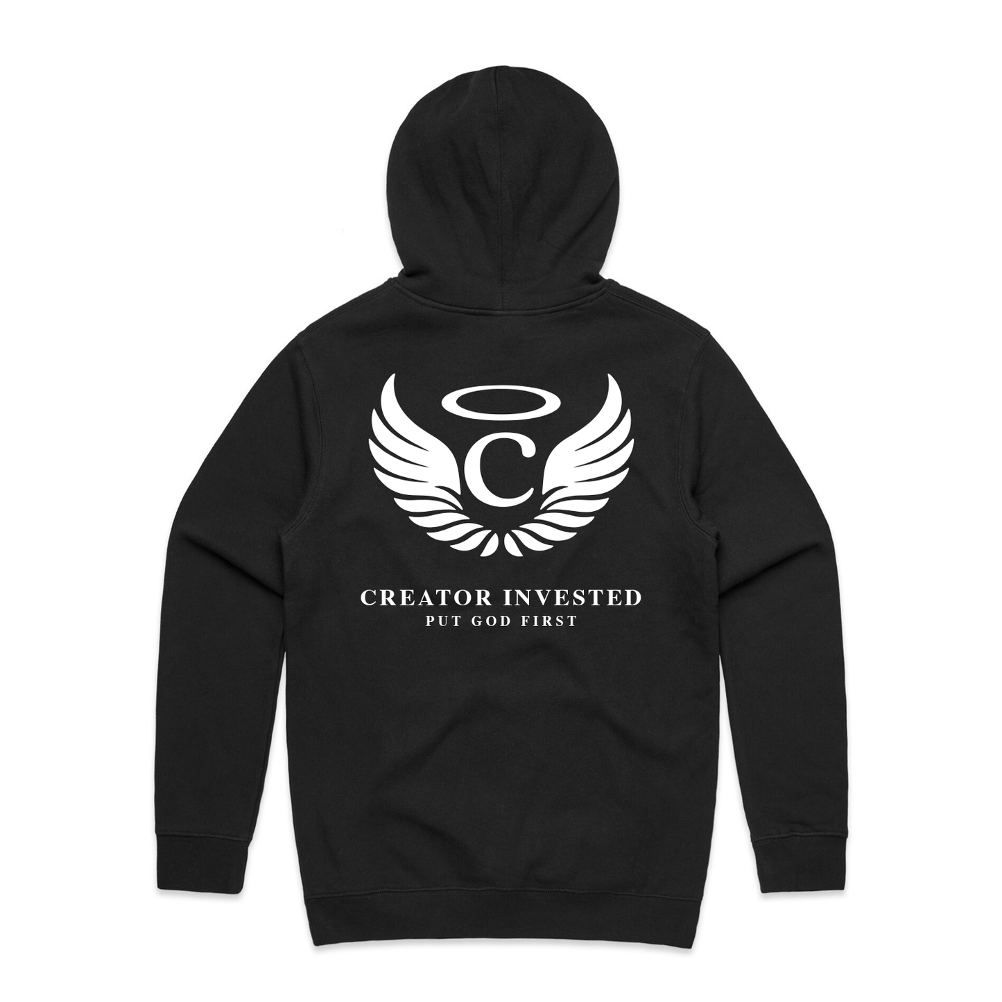 Put God First Hoodie Black - Back