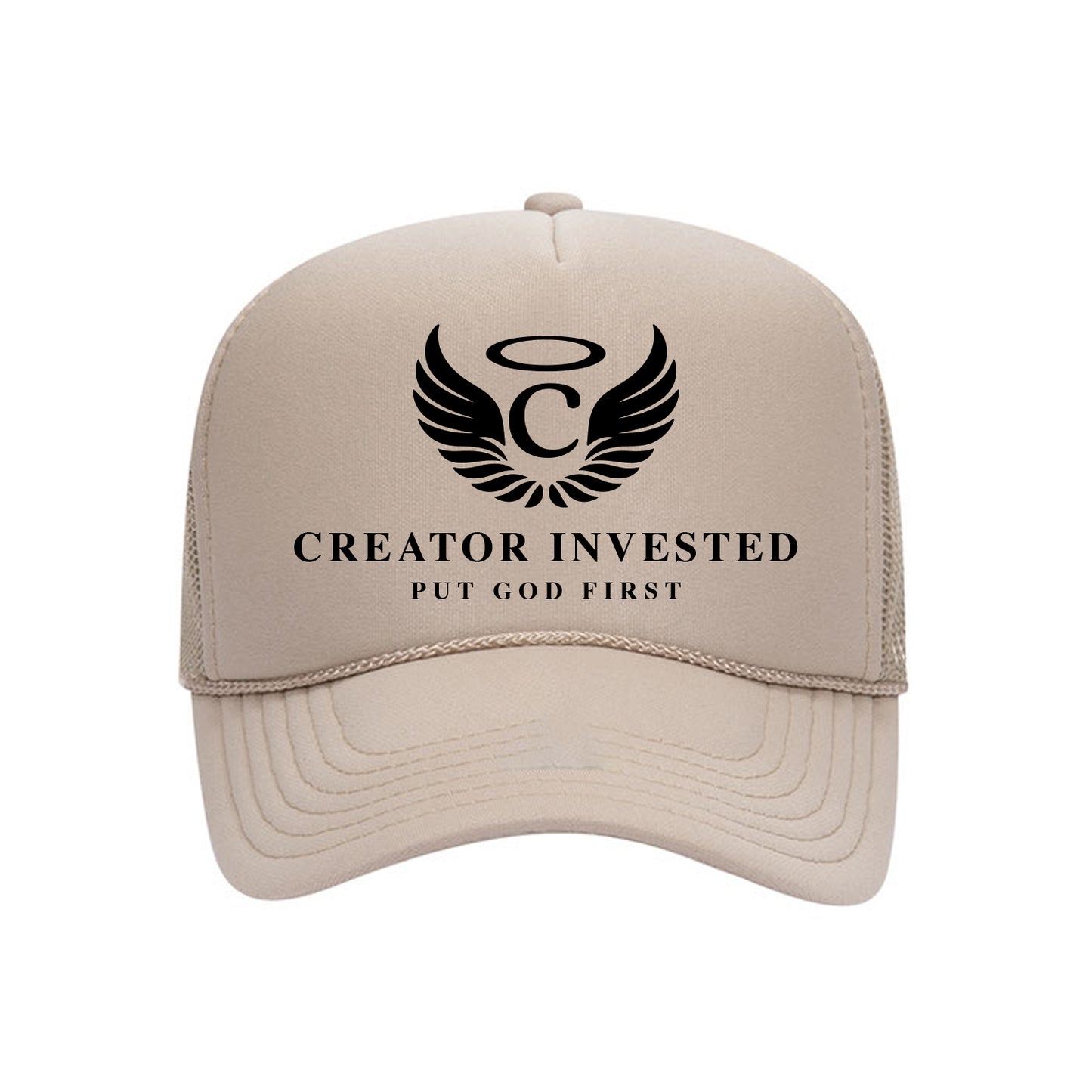 Creator Invested Foam Trucker - Khaki