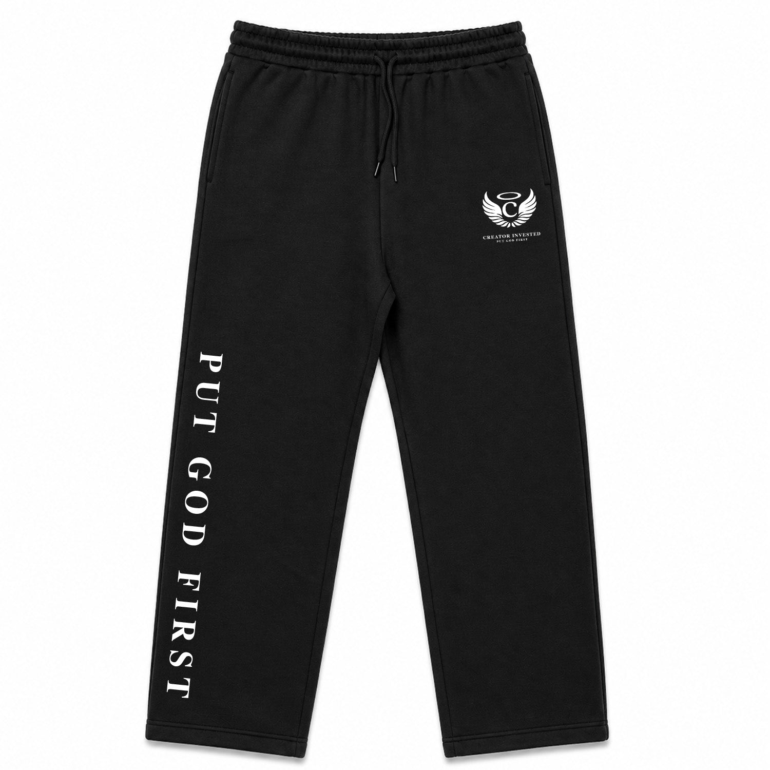 Black Sweatpants - Put God First