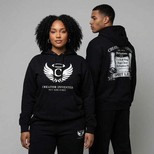 Creator Invested Scroll Sweatsuit Black - Lifestyle