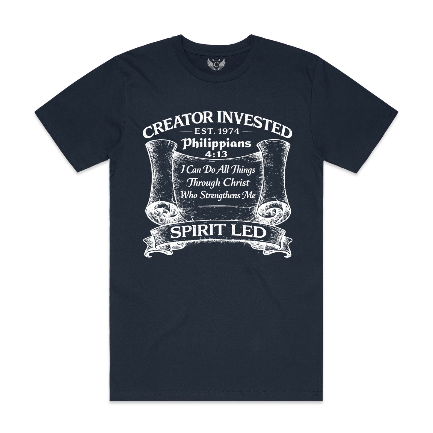 Creator Invested Signature Scroll Tee
