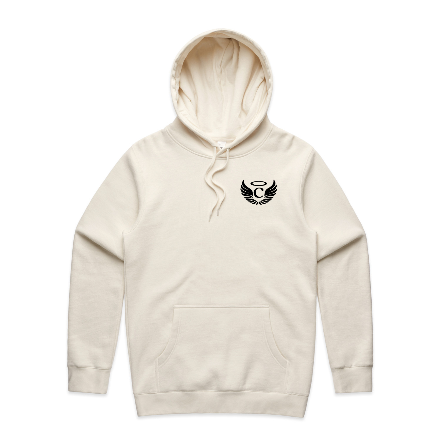 Put God First Hoodie Cream - Front