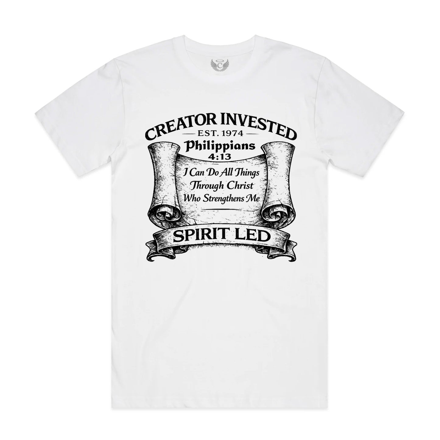 Creator Invested Signature Scroll Tee