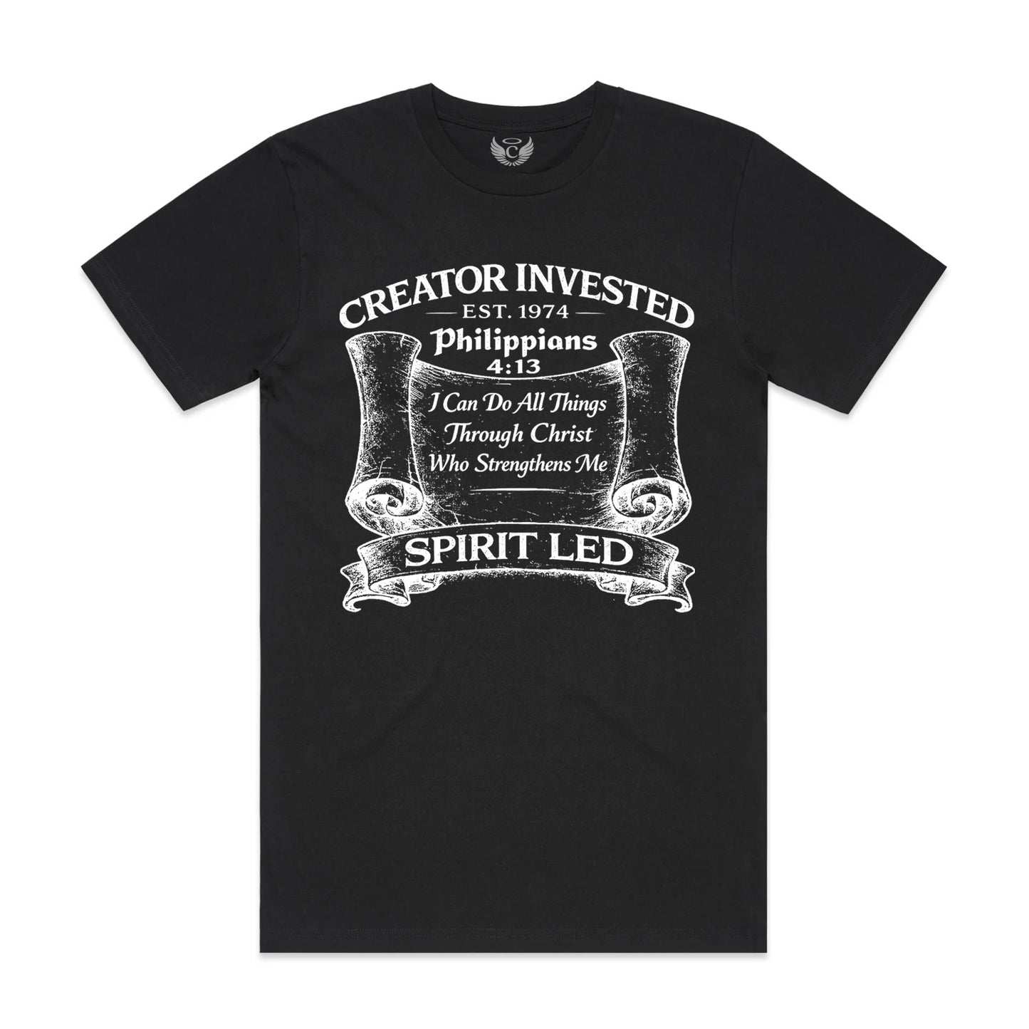 Creator Invested Signature Scroll Tee