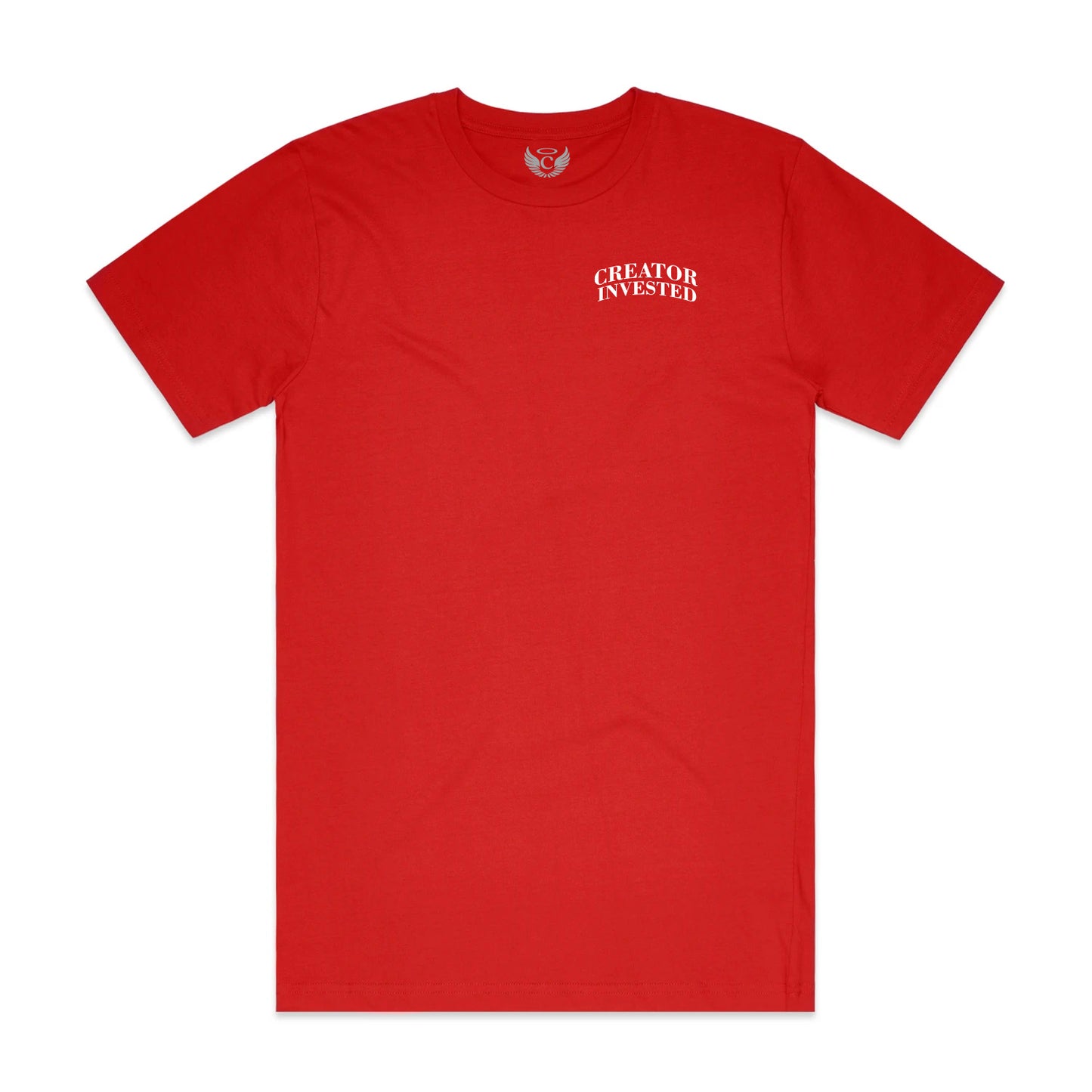Scroll Tee Red