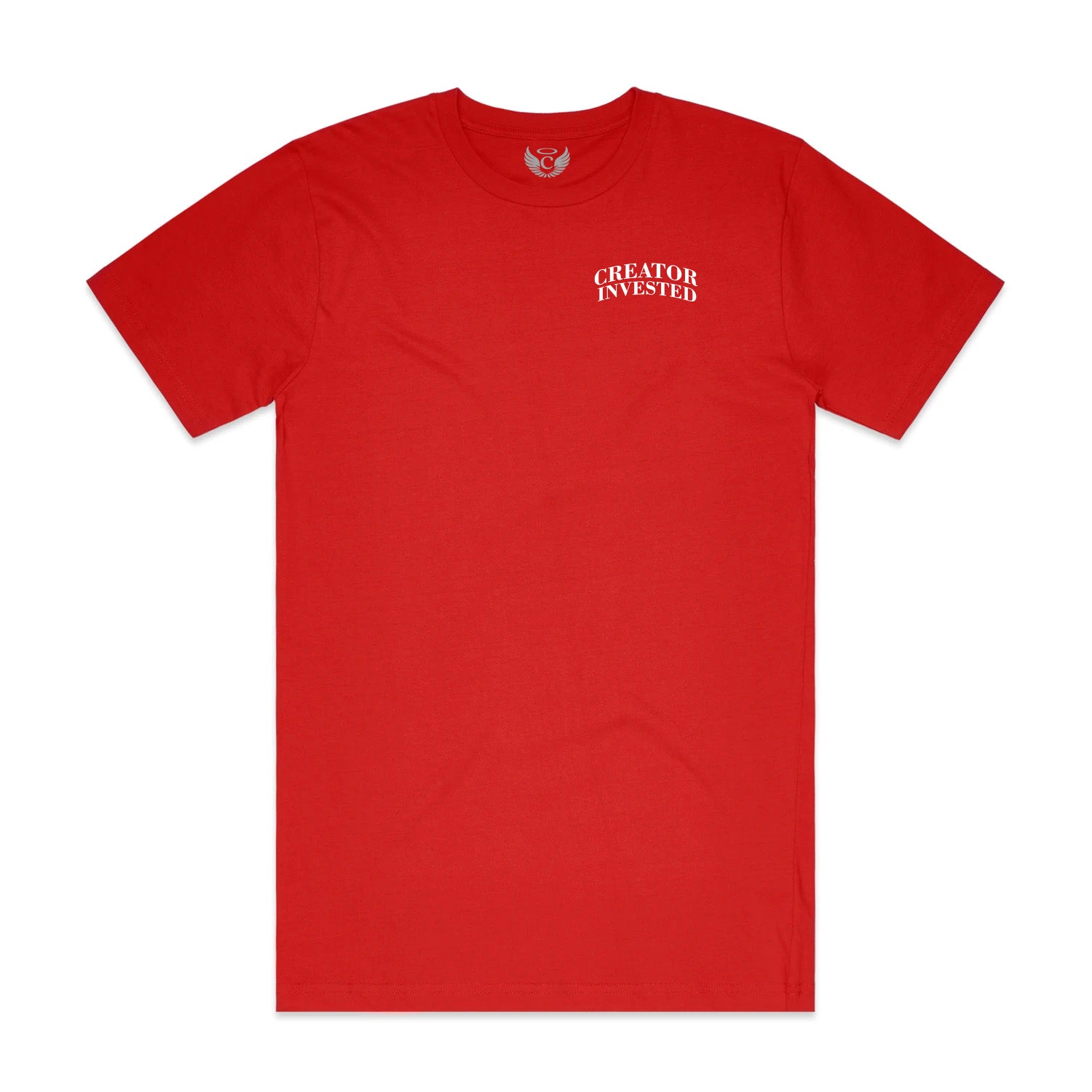Scroll Tee Red
