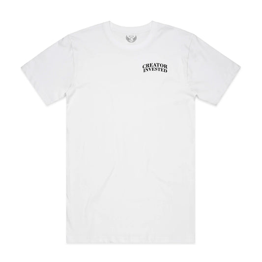 Scroll Tee White