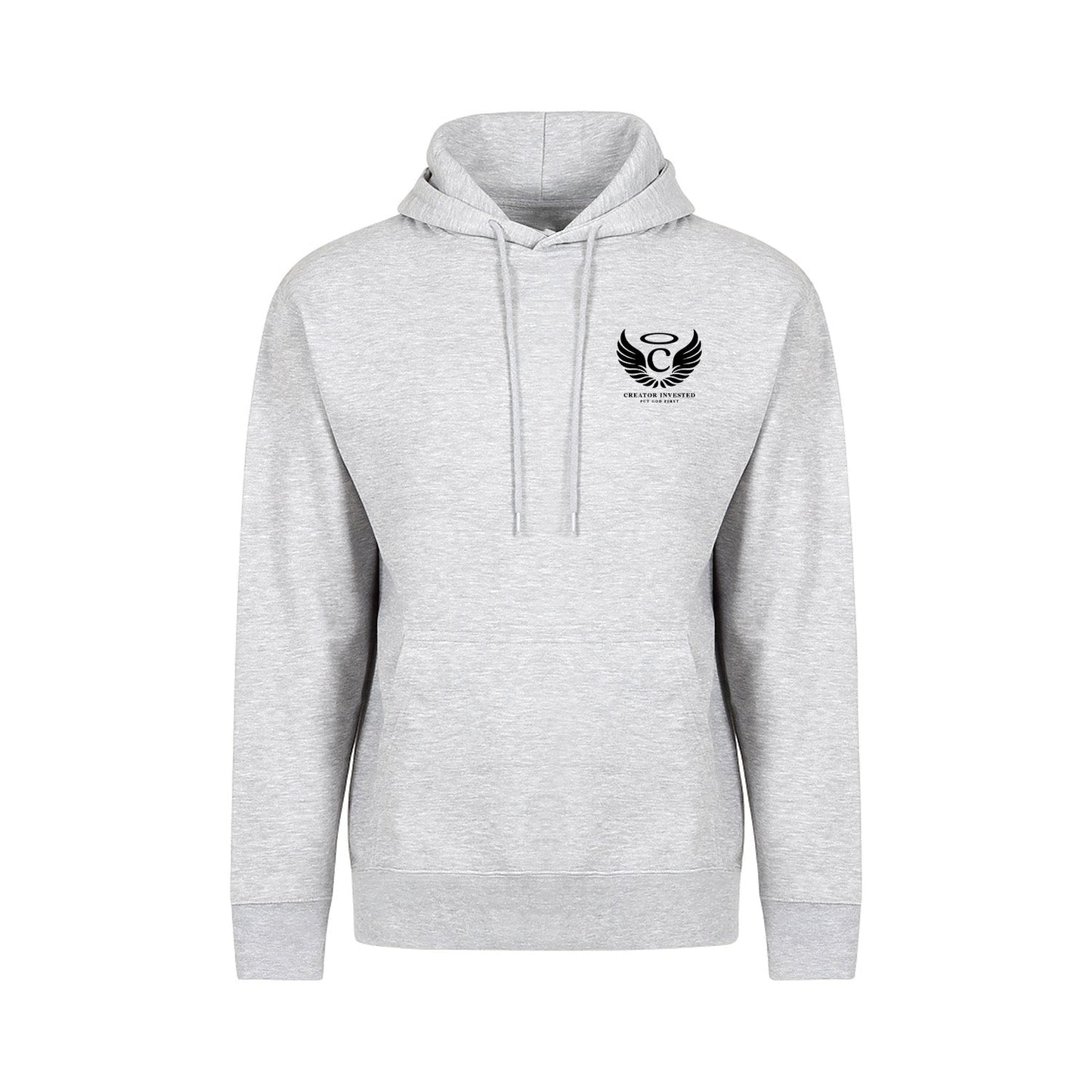 Grey Scroll Hoodie