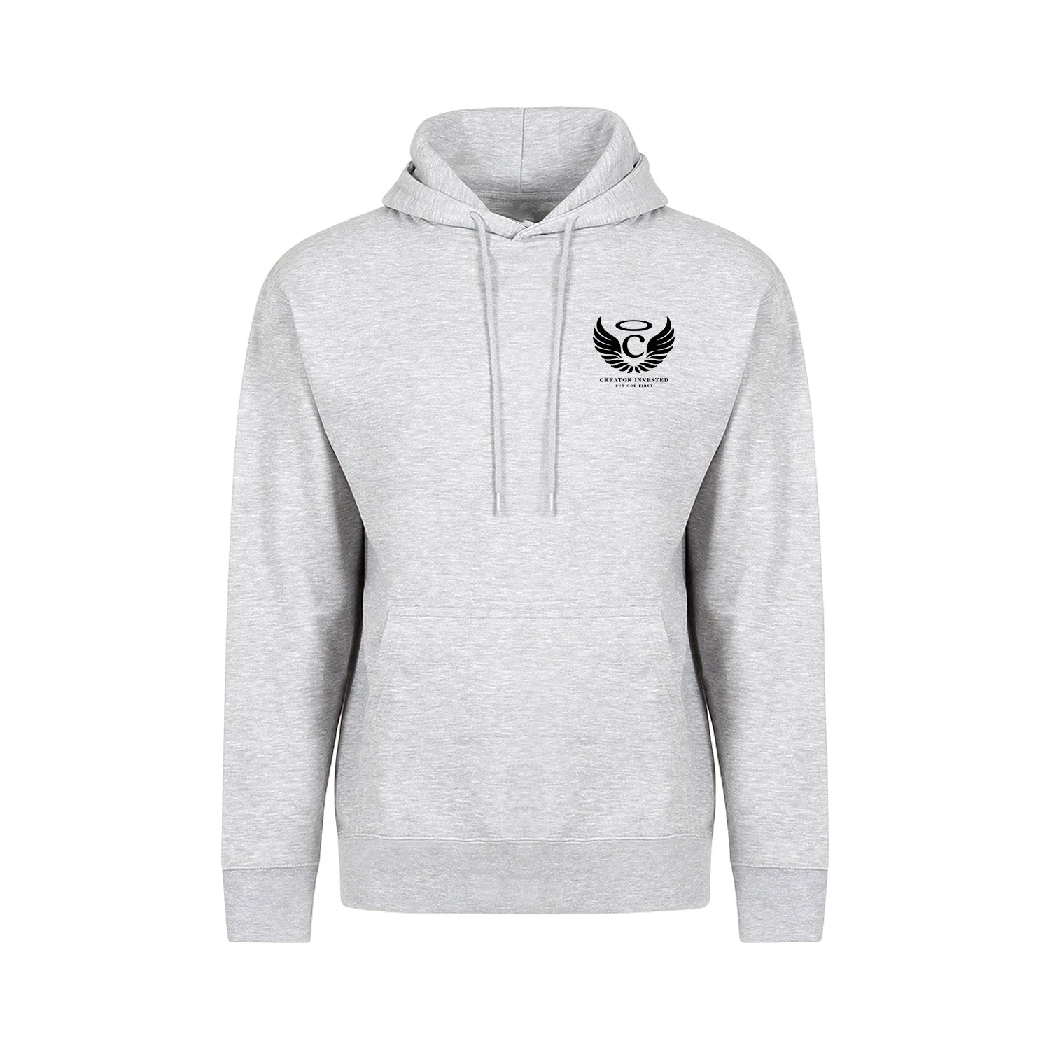 Grey Scroll Hoodie