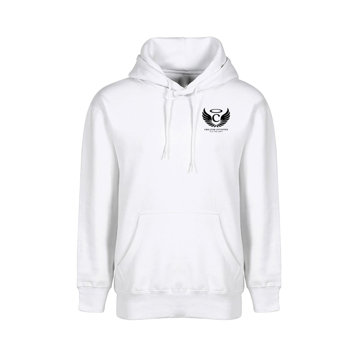 White Scroll Hoodie