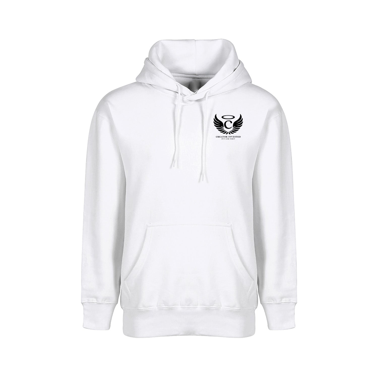 White Scroll Hoodie