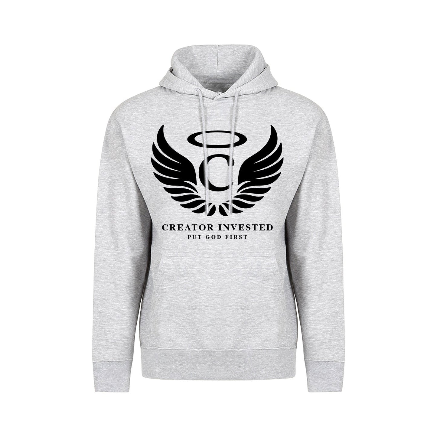 Grey Signature Logo Hoodie
