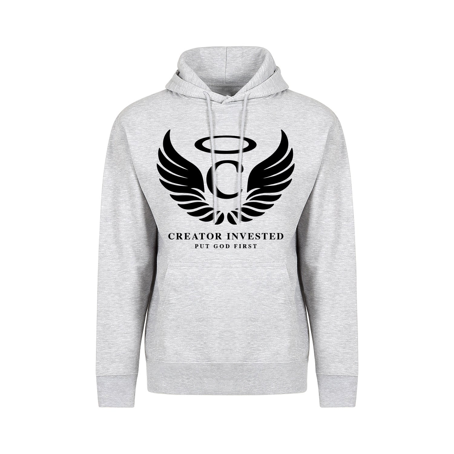 Grey Signature Logo Hoodie