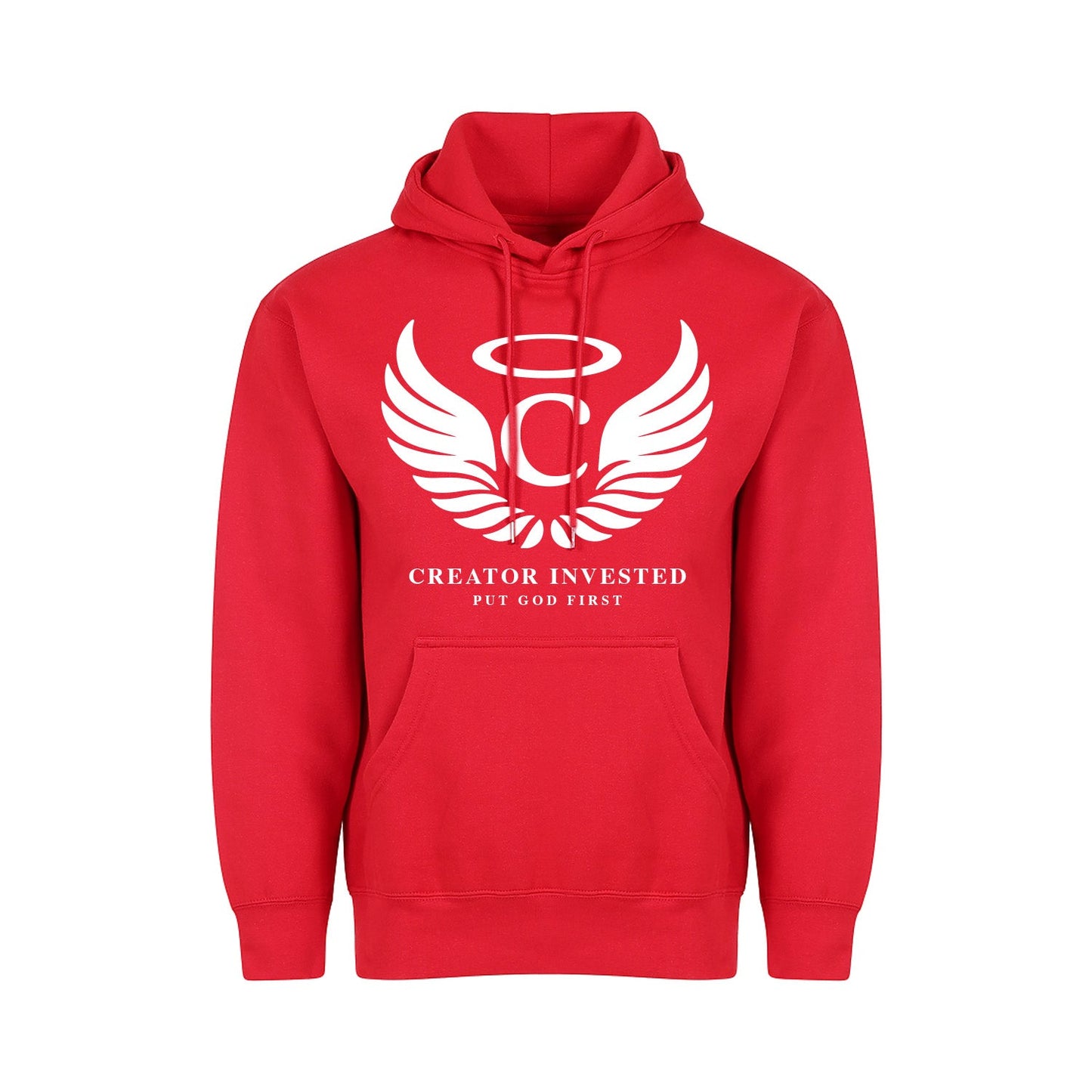 Red Signature Logo Hoodie
