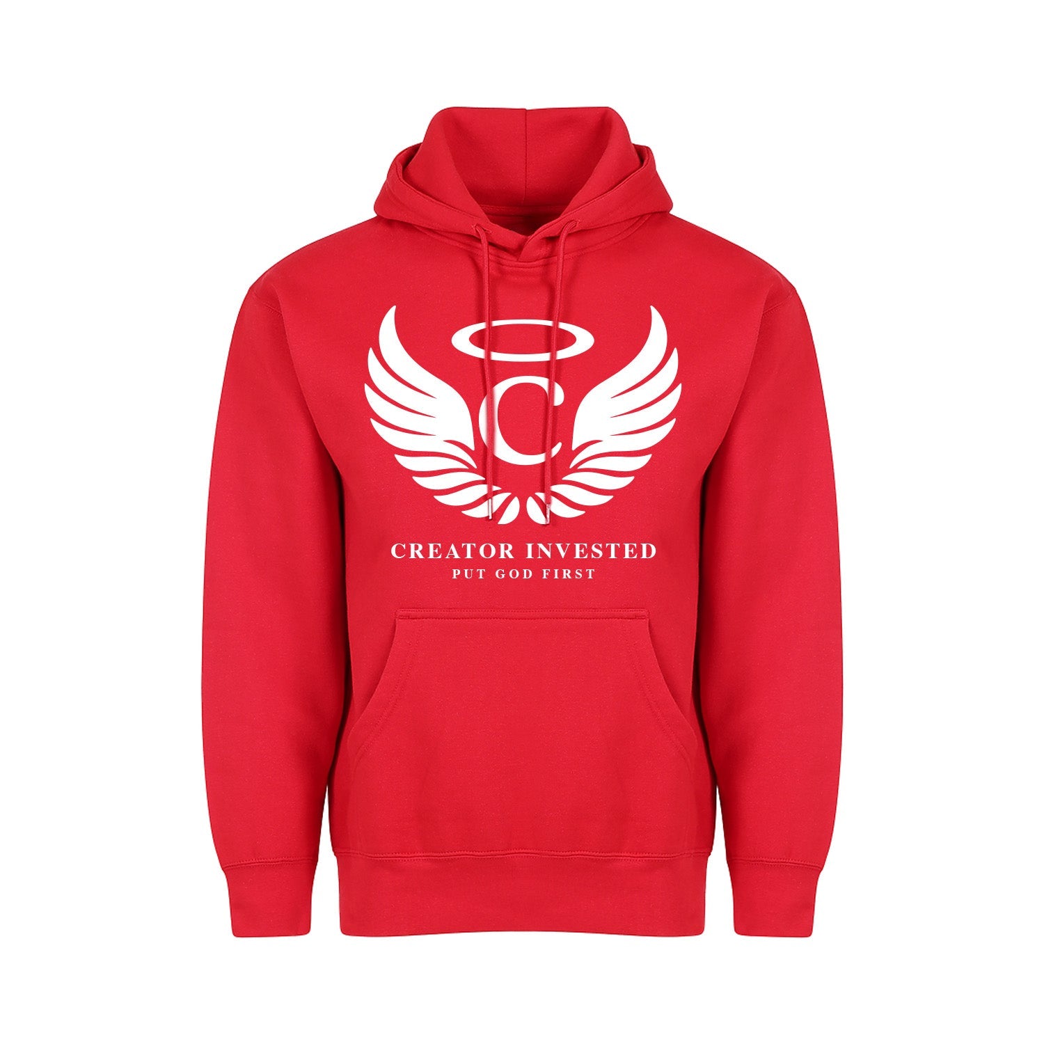 Red Signature Logo Hoodie