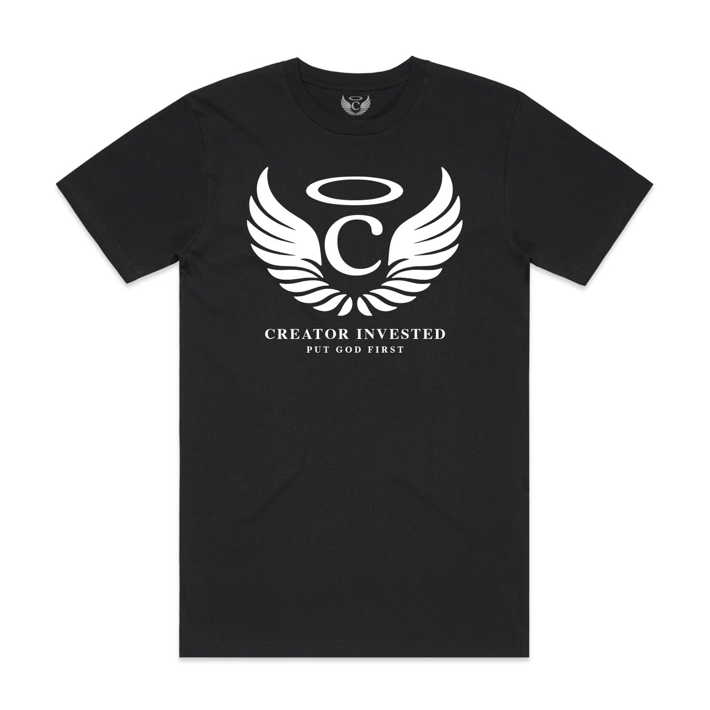 Creator Invested Logo Tee - Black