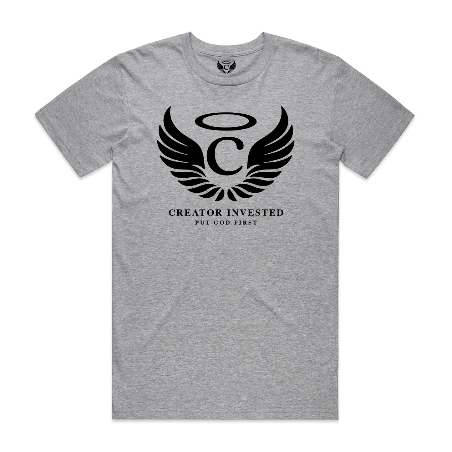 Creator Invested Logo Tee - Grey