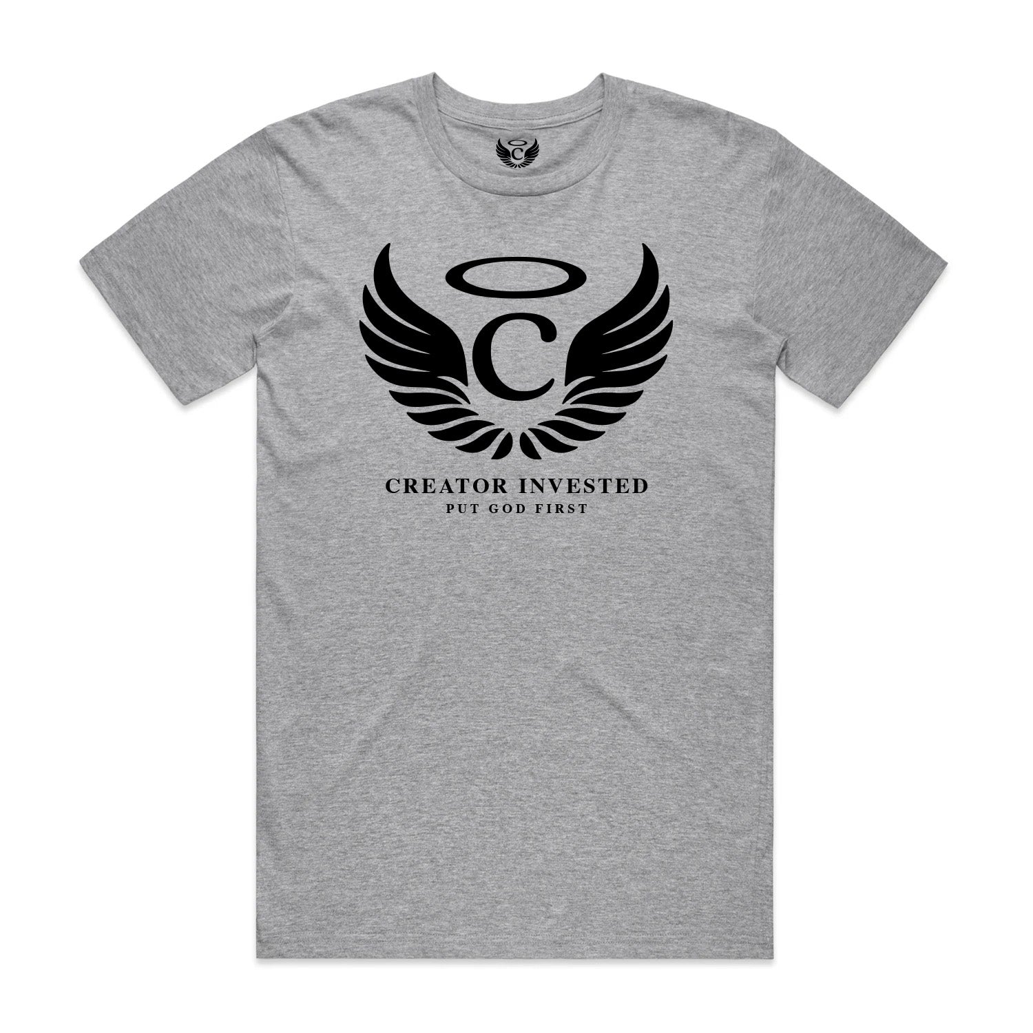 Creator Invested Logo Tee - Grey