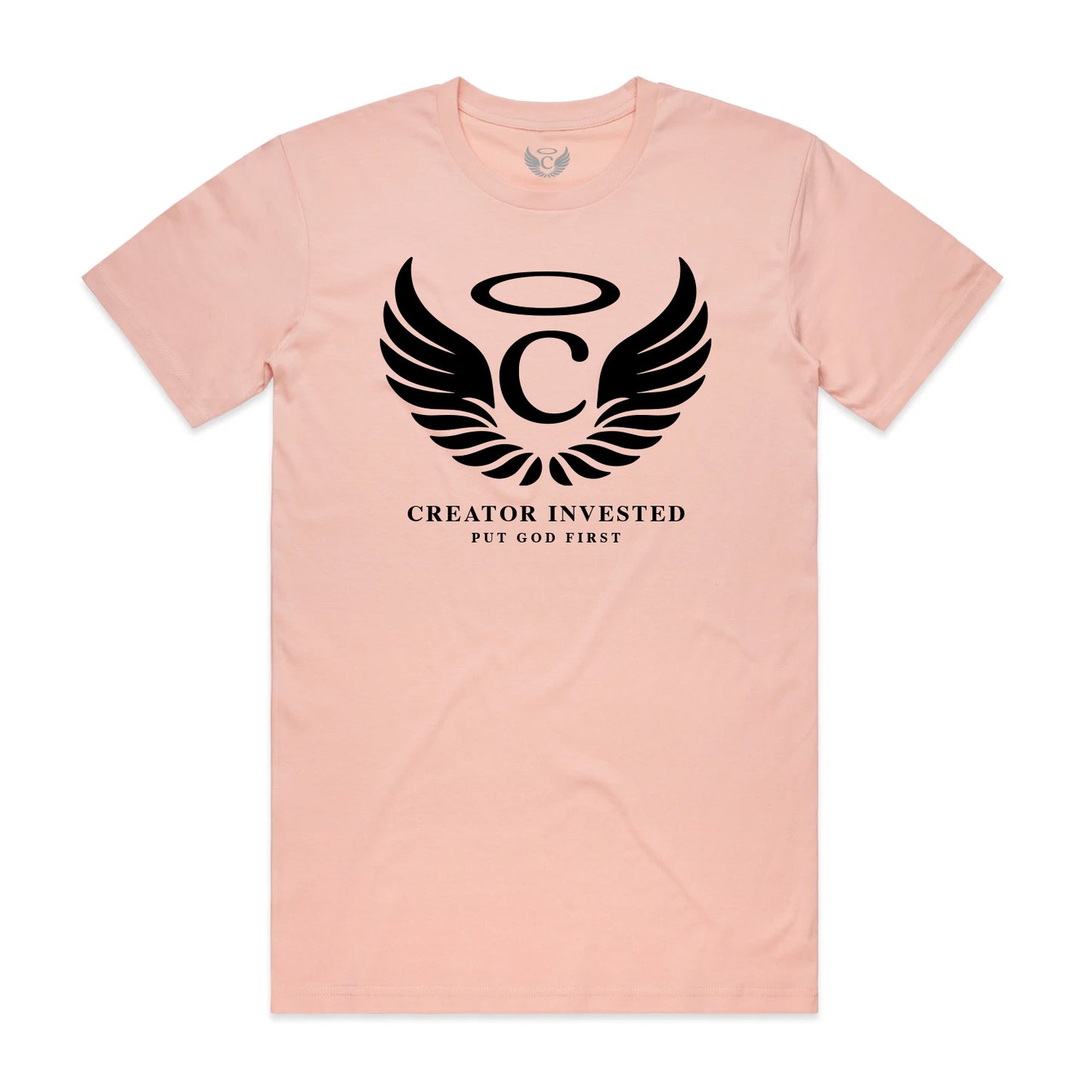 Creator Invested Logo Tee - Pink
