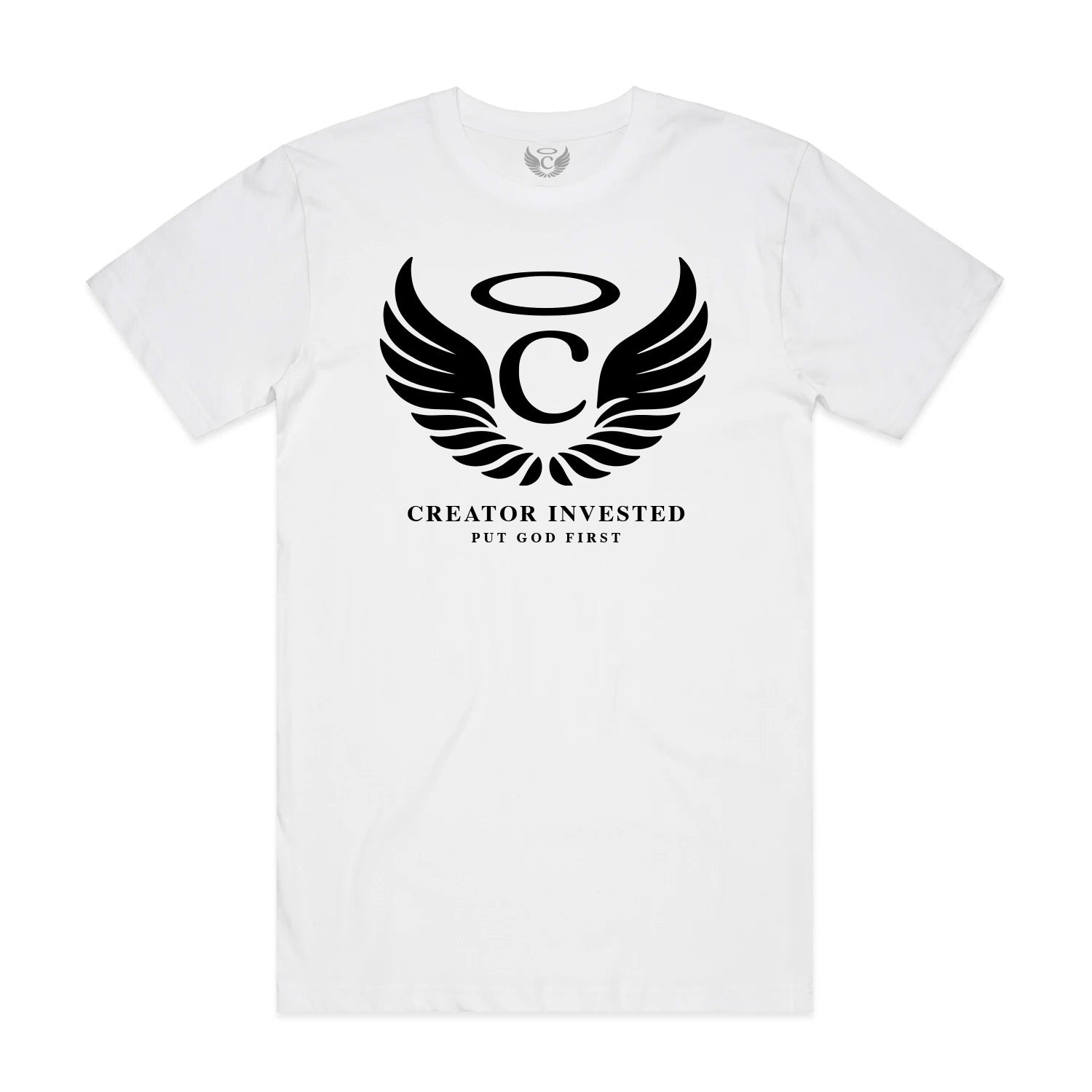 Creator Invested Logo Tee - White