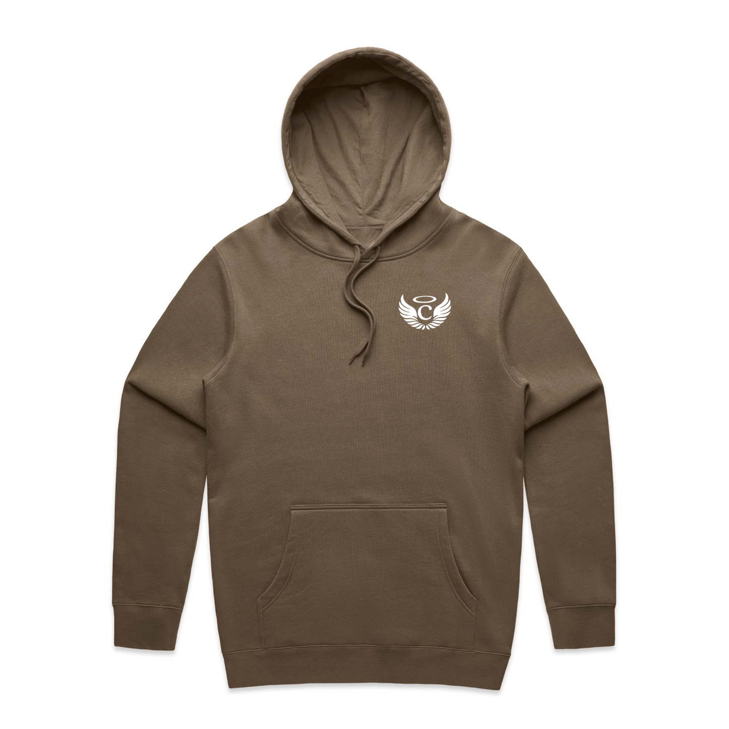 Put God First Hoodie Walnut - Front