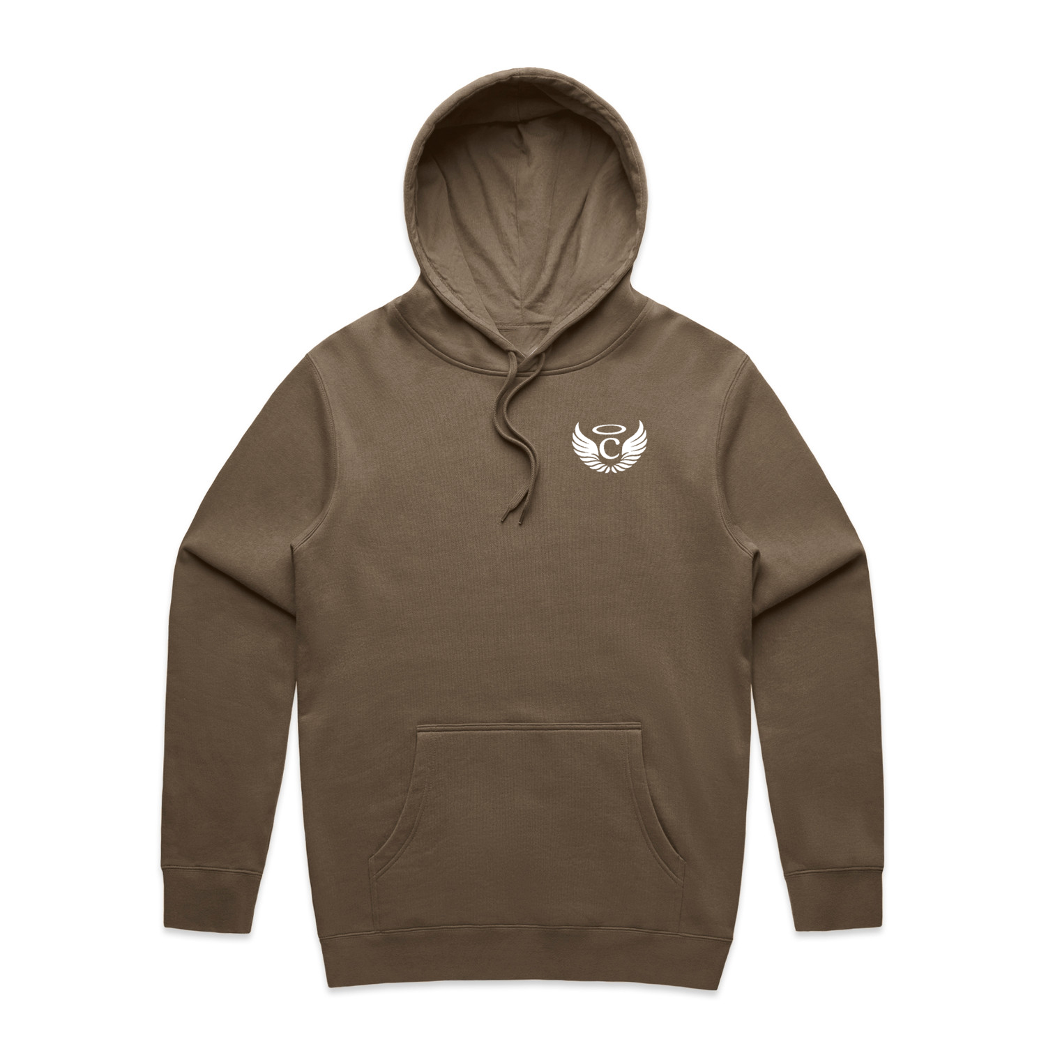 Put God First Hoodie Walnut - Front